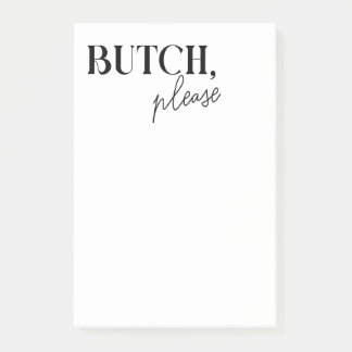 Lustige Butch-Maskuline-Lesbische-Ehefrau-Geschenk Post-it Klebezettel