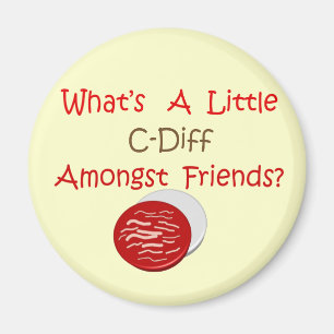 Lustige C-Diff Krankenschwester-T - Shirts u. Magnet