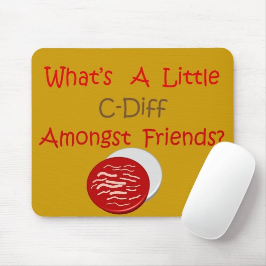 Lustige C-Diff Krankenschwester-T - Shirts u. Mousepad (Mit Mouse)