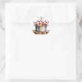 Lustige Cajun-Abschlussfeier Runder Aufkleber (Tasche)