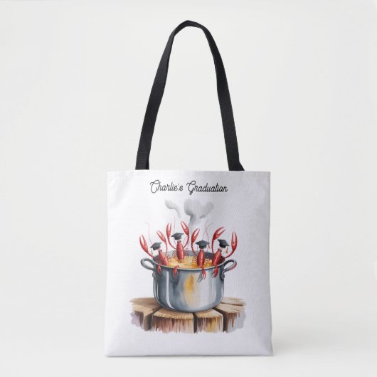 Lustige Cajun-Abschlussfeier Tasche (Vorderseite)
