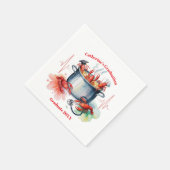 Lustige Cajun-Krankenschwester-Abschlussfeier Serviette (Ecke)