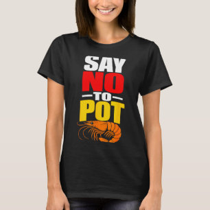 Lustige Cajun-Meeresfrüchte-Kochgarneelen T-Shirt