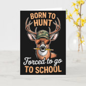 Lustige Camo-Hirschjagd-Jugendlicher geboren zum J Karte (Gelbe Blume)