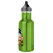 Lustige Camper Van Rough Life Wasserflasche (Rechts)