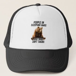 Lustige Camping-Bär - Menschen schlafender Humor K Truckerkappe