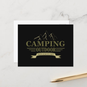 Lustige Camping-Camper-Sprüche für Camper Feiertagspostkarte