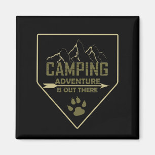 Lustige Camping-Camper-Sprüche für Camper Magnet