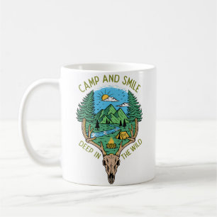 Lustige Camping-Wanderer-Camp-Cool-Camper-Spruch Kaffeetasse