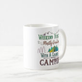 Lustige Campings-Kaffee-Tasse Kaffeetasse (VorderseiteRechts)