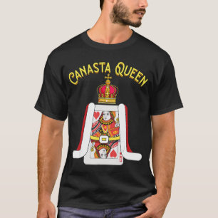 Lustige Canasta-Königin-Geschenk Cool Canasta Fan  T-Shirt