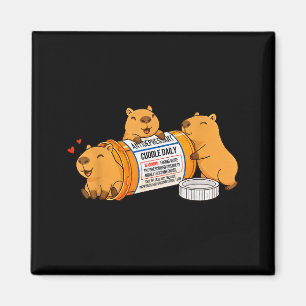 Lustige Capybara Antidepressiva Zoo Jungen Mädchen Magnet