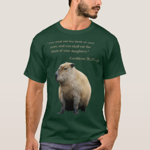 Lustige Capybara-Bibelverse T-Shirt