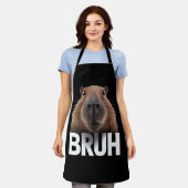Lustige Capybara Bruh Schürze (Getragen)
