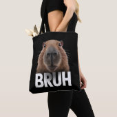 Lustige Capybara Bruh Tasche (Von Nahem)
