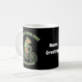 Lustige Capybara-Chaos-Monitor-State-Testing-Editi Kaffeetasse (Vorderseite Links)
