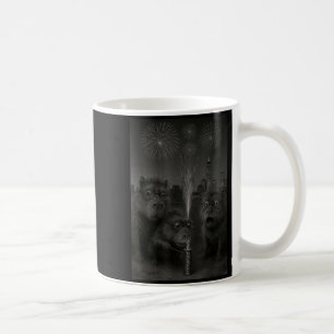Lustige Capybara-Feuerwerk Frohes Neues Jahr Kaffeetasse