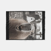 Lustige Capybara-Geist Halloween-Kostüm Capybara H Fleecedecke (Vorderseite (Horizontal))