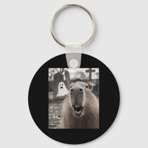 Lustige Capybara-Geist Halloween-Kostüm Capybara H Schlüsselanhänger