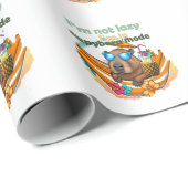 lustige Capybara Liebhaber Geschenk ,niedliche Cap Geschenkpapier (Rolleneckpunkt)