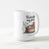 Lustige Capybara-Selbstfürsorge-Tasse - Nickerchen Kaffeetasse (VorderseiteRechts)