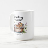 Lustige Capybara-Selbstfürsorge-Tasse - Nickerchen Kaffeetasse (Vorderseite Links)
