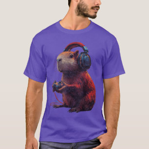 Lustige Capybara-Videospiele für Gamer vintage T-Shirt