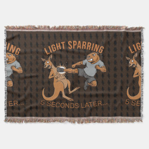 Lustige Capybara vs Kangaroo Leichtes Sparring MMA Decke