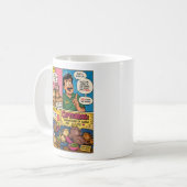Lustige Capybaras Eroberer Von Sofas Comic Kaffeetasse (Vorderseite Links)