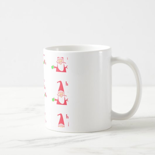 Lustige Cartoon-Maus-Weihnachtsmann-Kollektion. Kaffeetasse (Rechts)
