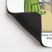 Lustige Cartoon-Mausunterlage samenlos Mousepad (Ecke)