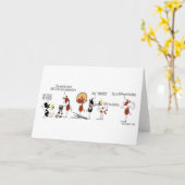 Lustige Cartoon-PferdPhotoshoot Karte (Gelbe Blume)