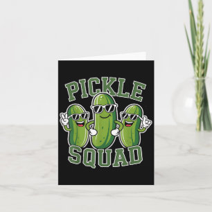 Lustige Cartoon-Pickles Liebhaber Dill Doe Witz Es Karte