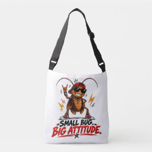 Lustige Cartoon-Schabe Crossbody-Tasche Cool Tragetaschen Mit Langen Trägern
