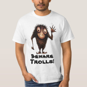 Lustige Cartoon-Schleppangel T-Shirt