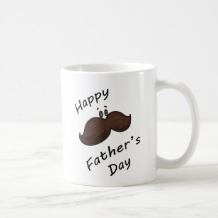 Lustige Cartoon-Schnurrbart-Tasse Kaffeetasse