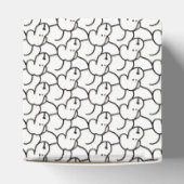 Lustige Cartoon sitzende Hunde  Geschenkschachtel (Oben)