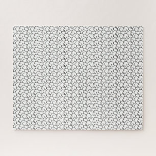 Lustige Cartoon sitzende Hunde Puzzle
