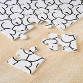 Lustige Cartoon sitzende Hunde  Puzzle (Seite)