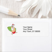 lustige Cartoon Surfer Santa Claus (Insitu)