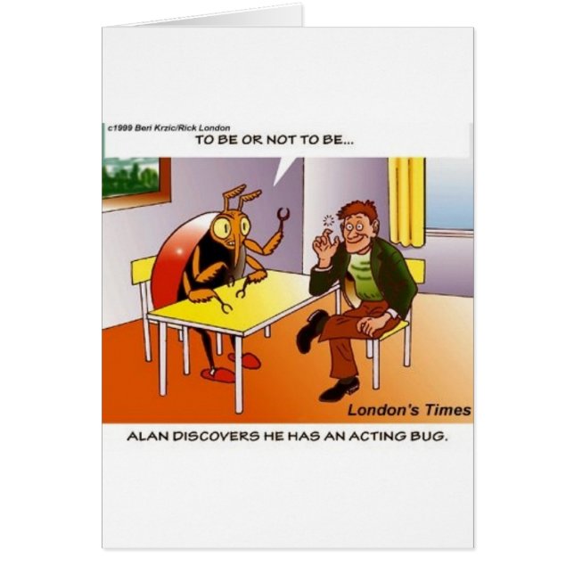 Lustige Cartoon-T-Shirts für Schauspieler Geschenk (Vorne)