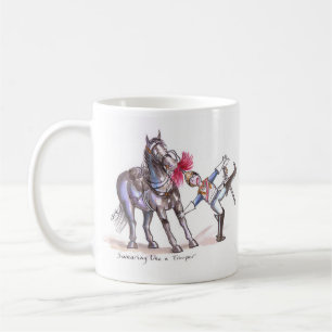 Lustige Cartoon-Tasse der Blues und der Royals Kaffeetasse