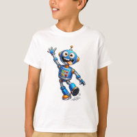 Lustige Cartoon-Tech-Figur-Design