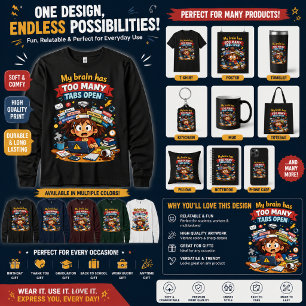 Lustige Cartoon-Überdenkungs-Design Sweatshirt