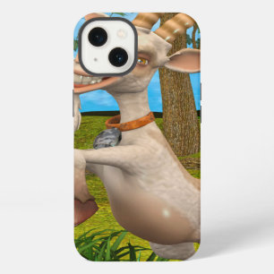 Lustige Cartoon-Ziege Garten Tier Kunst iPhone Hülle