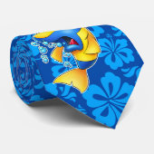 lustige Cartoonfisch-Krawatte Krawatte (Gerollt)