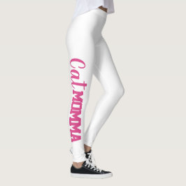 lustige CAT MOMMA-Typografie | Leggings