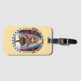 lustige Cat-Show Gepäckanhänger