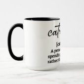 Lustige Catrovert-Definition Tasse (Links)