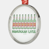 LUSTIGE CHANUKAH CHANUKKA LITES GESCHENKE SILBERNES ORNAMENT (Links)